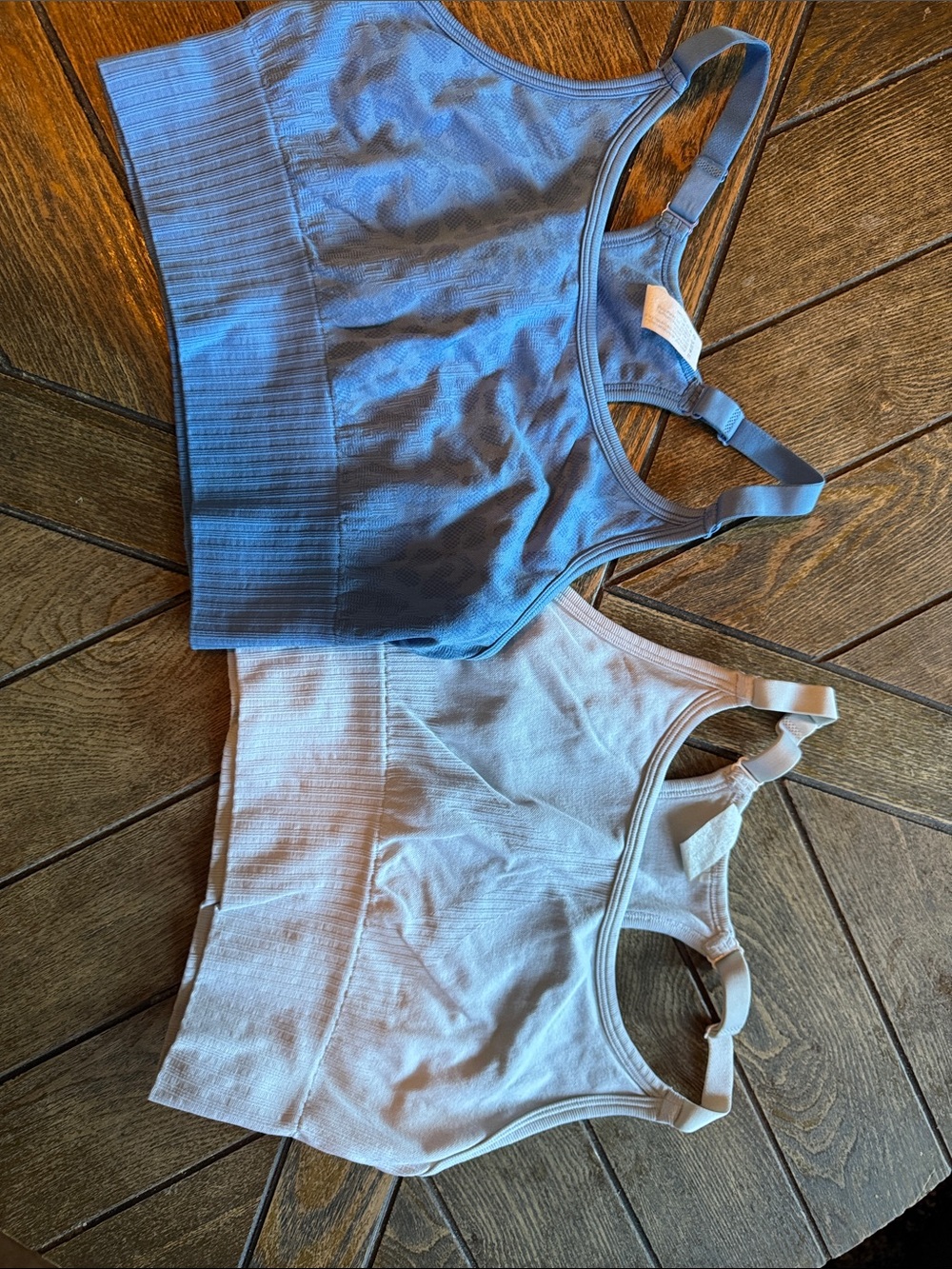 Seamless Ribbed Sports Bra Duo